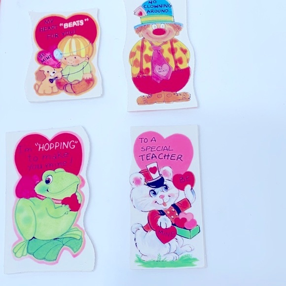 Valentines cards for scrapbook ephemera vintage old school - Picture 4 of 10